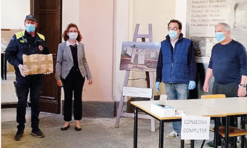 Consegnati 60 pc per i maturandi del Leardi che ne erano sprovvisti